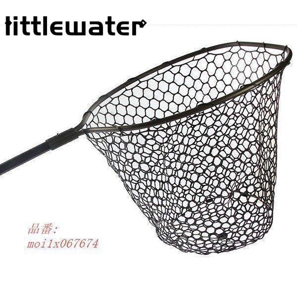 大型ラバーランディングネット 全長170CM ネット深さ約50CM ビッグサイズ 丈夫 ボート 網 たも（ネット１黒） 釣り 魚 船 フィッシング