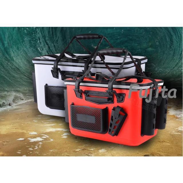 タックルバッグ フィッシングバッグ バッカン EVA ロッドスタンド付 釣魚 釣り フィッシング 釣り具 エサ 餌 水汲み 多機能 バケツ 収納 防水 軽量