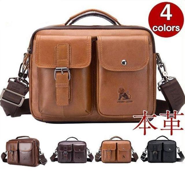 ワンショルダーバッグ メンズ ショルダーバック 本革 牛革 斜めがけ 手提げかばん かばん バッグ メンズバッグ トートバッグ ハンドバッグ 通勤