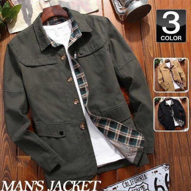 ミリタリージャケット メンズ ジャケット アウター ミリタリー 春物 秋 40代 50代メンズファッション