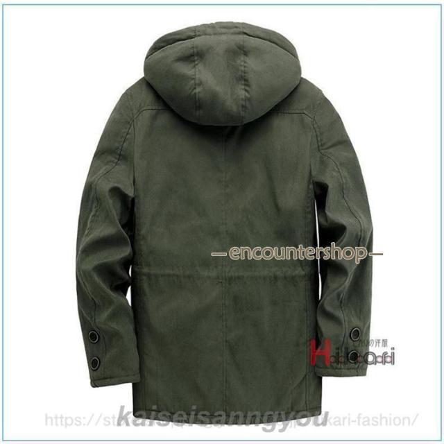 モッズコート メンズ 冬服 コート 裏ボア 裏起毛 中綿コート 中綿