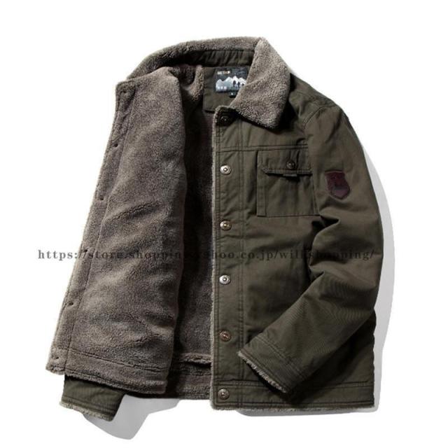 デッキジャケット メンズ ミリタリー 米海軍 米軍 ボアジャケット 裏ボア 防寒 ブルゾン おしゃれ お兄系 冬 秋