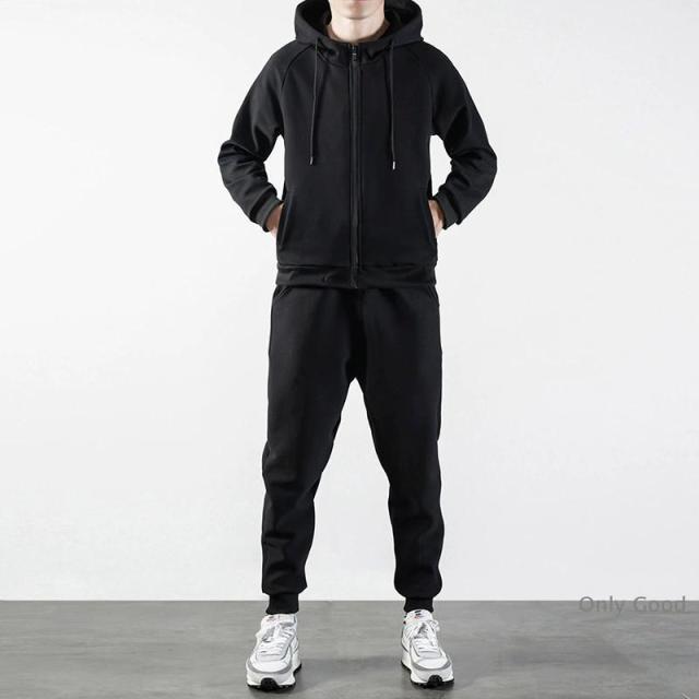 セットアップ メンズ スウェット ジャージ ジョガーパンツ パーカー フード付き ジップアップ カジュアル 運動服 部屋着 上下セット
