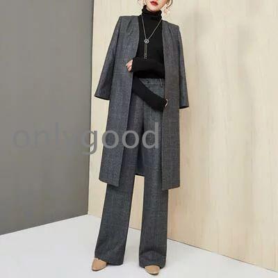 ウール混 入学式 ママスーツ レディース 大きいサイズ おしゃれ 卒業式 母 卒園式 入園式 テーラード ロング ジャケット セットアップ セレモニー スーツ 七五三