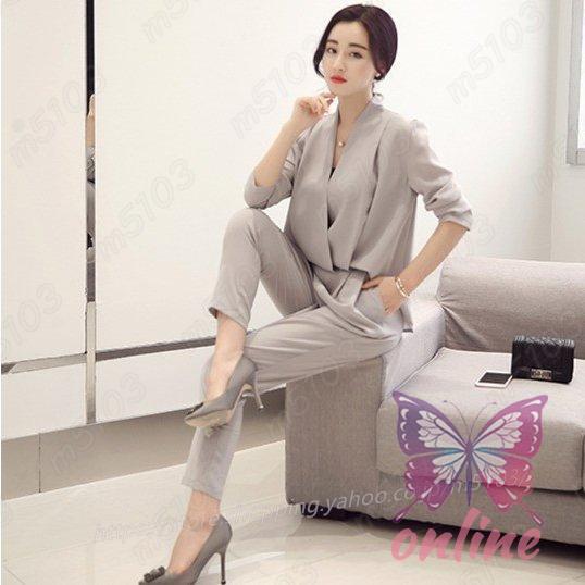 セットアップ パンツスーツ 二点セット Vネック 体型カバー 着痩せ 大きいサイズ ママ 母親 卒園式 卒業式 入学式 おしゃれ 新作