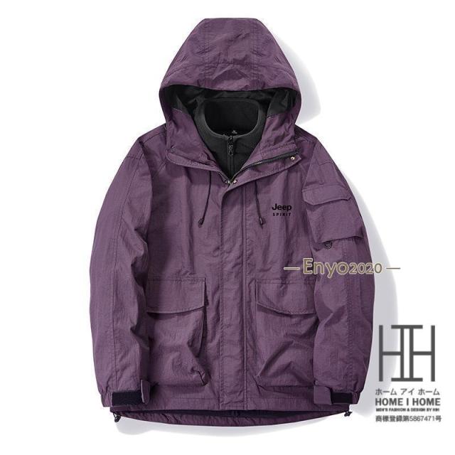 マウンテンパーカー メンズ レディース 3way ボアライナー付き 取り外し可能 登山服 防風 撥水 フード ナイロンジャケット フリースベスト ベスト 秋 秋服 冬服