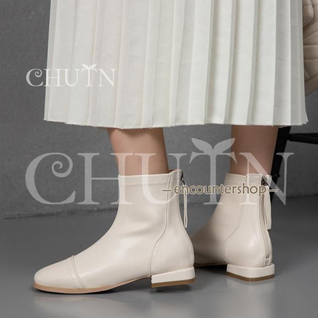 ブーティー歩きやすいショートブーツレディースブーツ ブーティー大きいサイズ ローヒールショートブーツ内ボア靴 美脚ショートブーツ足が疲れない 通勤?26.5cm