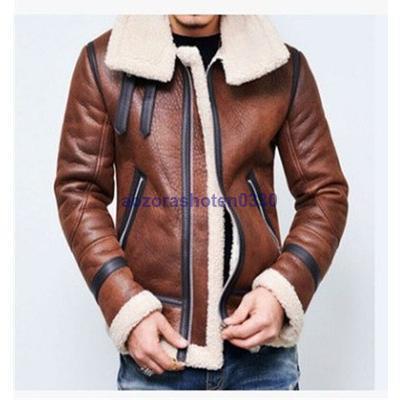 革ジャケット PU メンズ ライダースジャケット レザージャケット バイクジャケット ボア付き 裏ボア ジップアップ 革ジャン