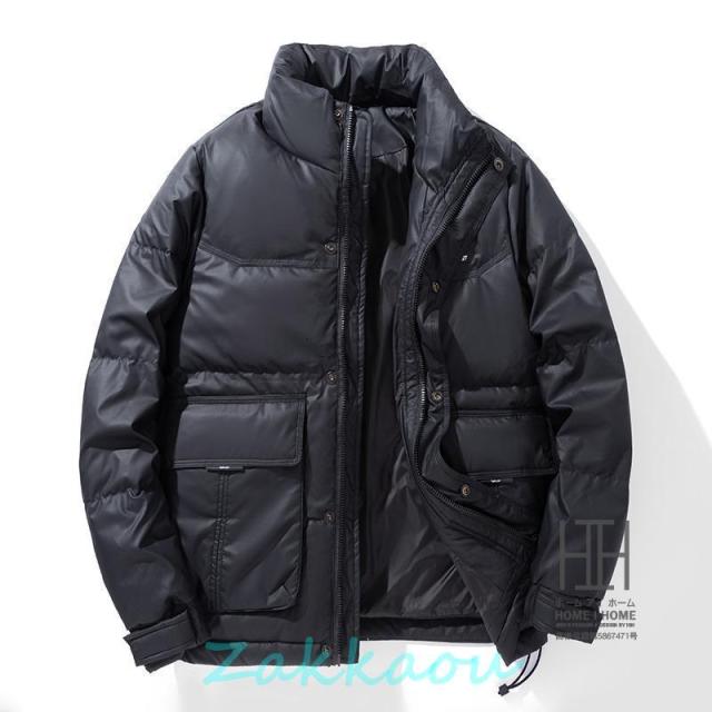 ダウンジャケット メンズ 光沢 おしゃれ メンズ大きいサイズ 防寒着 メンズアウター 冬 軽量 暖かい メンズ アウター ジャンパー