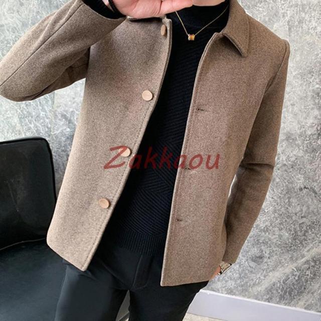 ピーコート　Pコート メンズコート　秋冬　ラシャコート　コート　男性　ジャケット　アウター　コート　通勤　カジュアル　20代 30代 40代