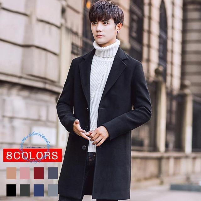 メンズチェスターコート　コート　春秋冬　メンズ　ロングコート　ジャケット　ロング丈　トップス　ビジネス　アウター　定番　通勤　シンプル　紳士