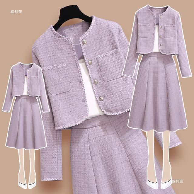 スーツセット レディース ビジネススーツ スカートセット 事務服 2点セット 着痩せ フォーマル オフィス 春秋新作 大人かわいい お洒落