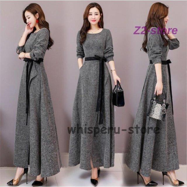 秋ワンピース レディース パーティードレス 結婚式 ワンピース キレイめ ドレス フォーマル ロングワンピース キレイめ パーティー 入園式 卒業会 入学式