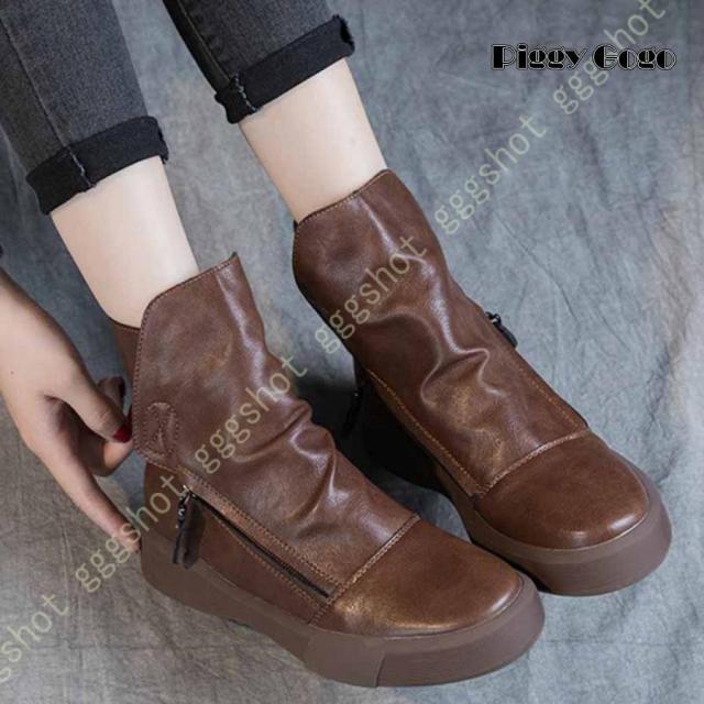 ブーツ レディース 本革 ショートブーツ 黒 フラット 大きいサイズ 小さいサイズ 歩きやすい センターシーム ソフトレザー 柔らかい ローヒール 疲れない