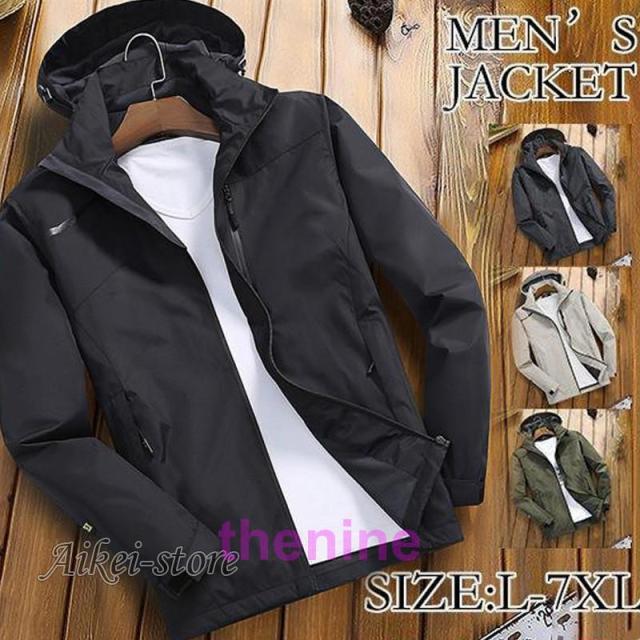 マウンテンパーカー ジャケット アウトドア ミリタリー メンズ フード アウター ブルゾン ウィンドブレーカー 撥水 防風 防水 コート ジャンパー