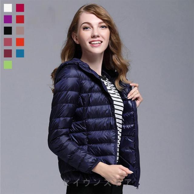ダウン86-90% 秋冬　ダウンコート レディース ダウンコート ショート レディース ダウンジャケット ショート丈　コート アウター ダウン 軽量
