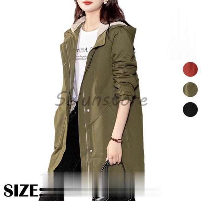 秋冬　コート レディース アウター 大きいサイズ　モッズ コート レディース 裏起毛　中綿ジャケット　裏ボア