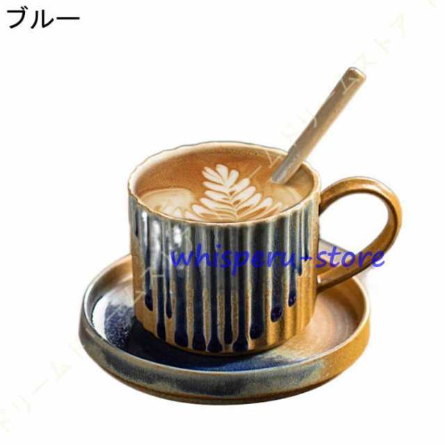 コーヒーカップ ソーサー 5客セット おしゃれ マグカップ コーヒーマグ コップ 和風 レトロ 窯変 大容量 陶磁器 カフェ お祭り 250ml  台の通販はau PAY マーケット - ポスト | au PAY マーケット－通販サイト