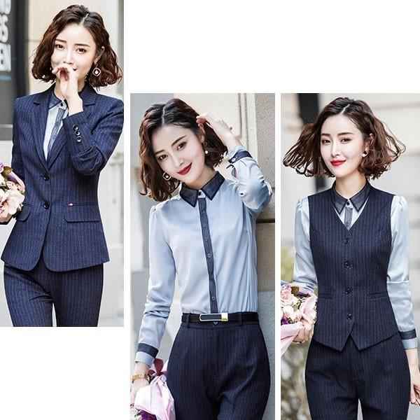 大きいサイズ 卒業式 パンツスタイルorスカートスタイルの3点セット