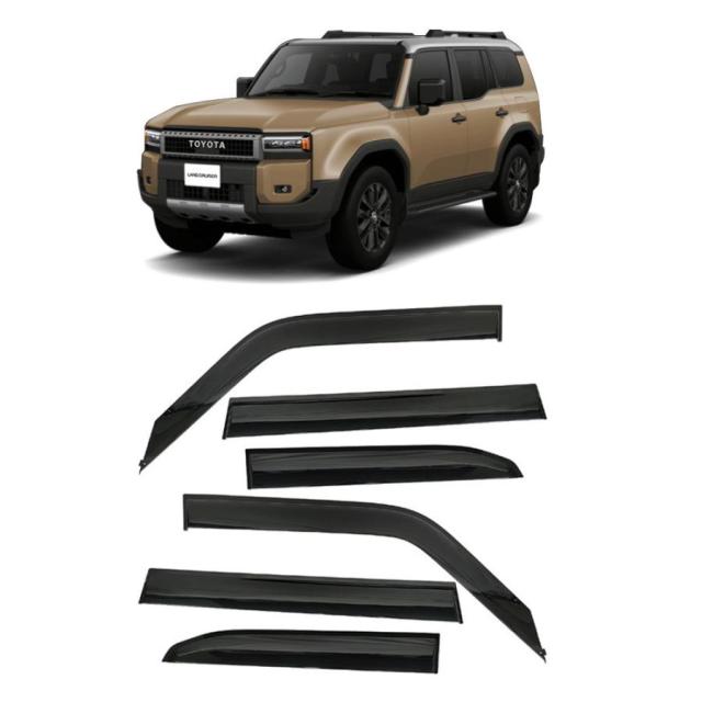 お買い得 トヨタ ランドクルーザー 250 LC250 ランクル250 ドアバイザー パーツ ドレスアップ アクセサリー キズ防止