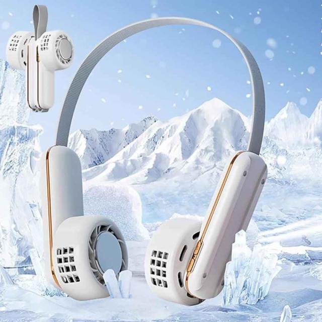 冷却プレート 扇風機 ネッククーラー 携帯扇風機 首掛け扇風機 折りたたみ式 ヒヤクール 首掛け 作業 冷却プレート 扇風機 ネッククーラー 携帯扇風機 首掛け扇風機