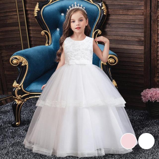 ワンピース 子供ドレス ドレス キッズ用 フォーマルドレス リボンドレス演奏会 パーティー 発表会 結婚式 可愛い