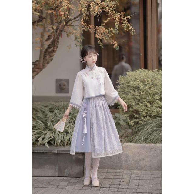 チャイナ服 中華 仮装 チャイナドレス 上下セット コスチューム 衣装 コスプレ ワンピース アニメ メイド ゴシック 女性 コスプレ衣装 大人 可愛い 余興 文化祭_2