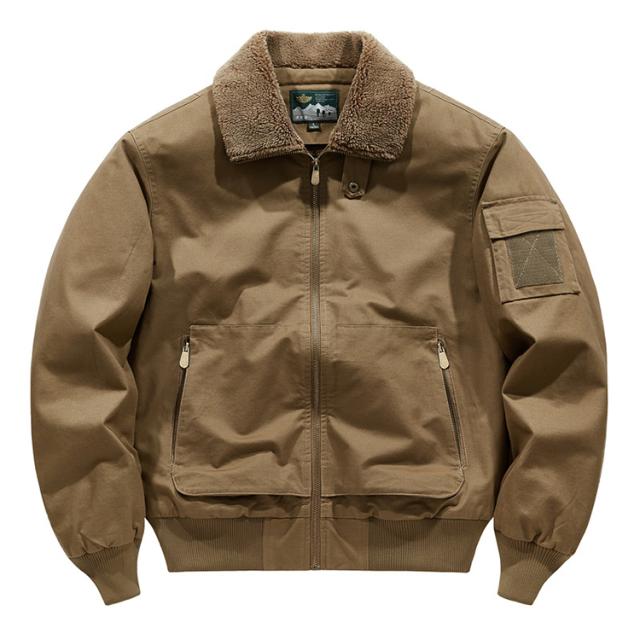 ミリタリージャケット メンズ ボアジャケット ma-1 ma1 ジャンパー トラックジャケット アウター 厚手 綿入り 防寒着 秋冬 秋物_1