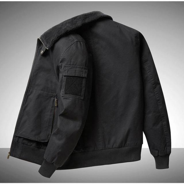 ミリタリージャケット メンズ ボアジャケット ma-1 ma1 ジャンパー トラックジャケット アウター 厚手 綿入り 防寒着 秋冬 秋物_13