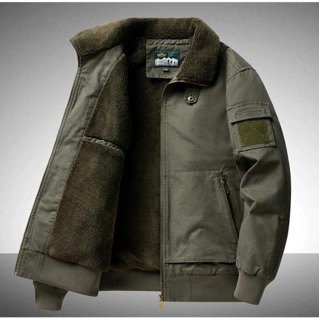 ミリタリージャケット メンズ ボアジャケット ma-1 ma1 ジャンパー トラックジャケット アウター 厚手 綿入り 防寒着 秋冬 秋物_14