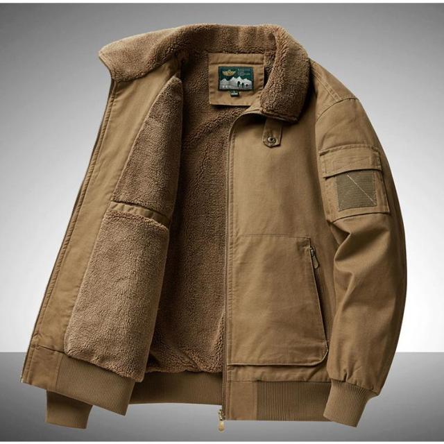 ミリタリージャケット メンズ ボアジャケット ma-1 ma1 ジャンパー トラックジャケット アウター 厚手 綿入り 防寒着 秋冬 秋物_16