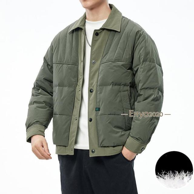 ダウンジャケット メンズ 軽量 防寒着 メンズ ダウン アウター メンズ コート メンズ アウター 冬 おしゃれ キルティング