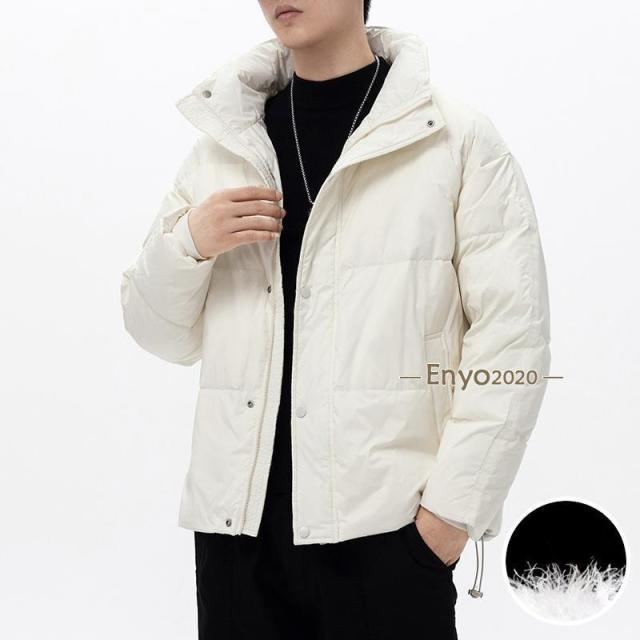 ダウンジャケット メンズ 白 防寒着 メンズ ダウン アウター メンズ コート メンズ アウター 冬 軽量 メンズ大きいサイズ 暖かい