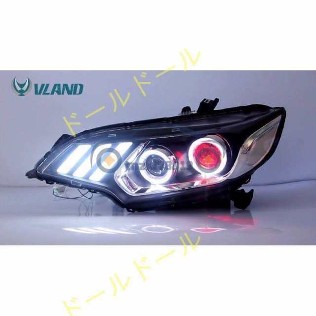 ホンダ フィット FIT GK3 4 5 6 2014-2020 LED ヘッドライト 流れるウィンカー デイライト シーケンシャルウィンカー 左右セット