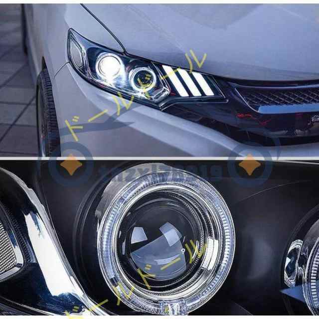 ホンダ フィット FIT GK3 4 5 6 2014-2020 LED ヘッドライト 流れるウィンカー デイライト シーケンシャルウィンカー 左右セット