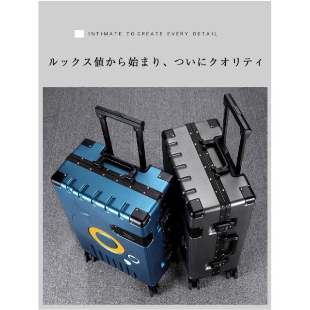 スーツケース TSAロック付きキャリーケース！ アルミフレームの軽量ハードケースで、大容量のトラベル用トランクです 安全でおしゃれな旅行アイテム_13