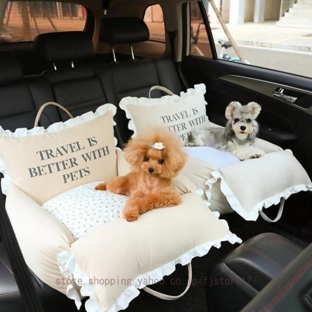 ドライブベッド 通年 ドライブシート 犬 車 座席シート お出かけ ペット 犬用 キャリーバッグ 車内で快適に過ごせるペット用ドライブベッド_11