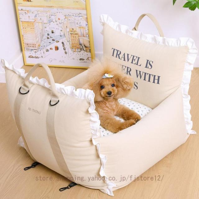 ドライブベッド 通年 ドライブシート 犬 車 座席シート お出かけ ペット 犬用 キャリーバッグ 車内で快適に過ごせるペット用ドライブベッド_12
