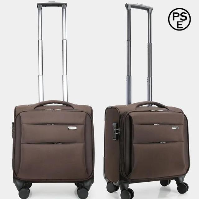 SSサイズ ビジネス 機内持ち込み TSA ソフトキャリーケース 横型 スーツケース 軽量 撥水加工 小型 フロントオープン 春休み 4輪 Wキャス