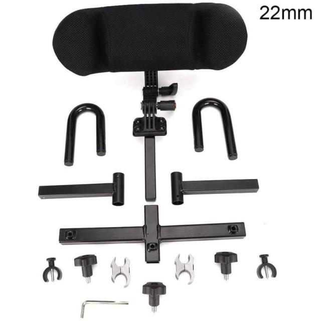 車椅子用ユニバーサル折りたたみ式ヘッドレスト調節能な車椅子ヘッドレストクッションヘッドサポート錦車椅子ネックサポートヘッドパディングヘッドピローポ_5