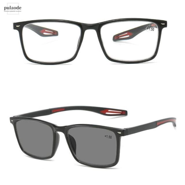 老眼鏡 遠近両用 変色 メガネ 調光 サングラス レディース メンズ