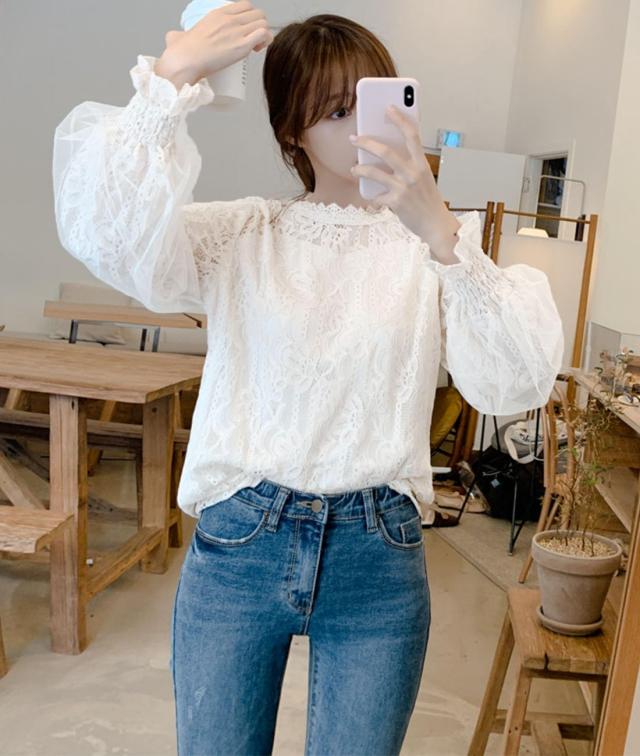 レース シャツ ブラウス レディース チュール トップス おしゃれ お洒落 大人 可愛い 着痩せ 長袖 フォーマル オフィス 通勤 OL 通学 きれいめ カジュアル 春 レース シャツ ブラウス レディース チュール トップス おしゃれ