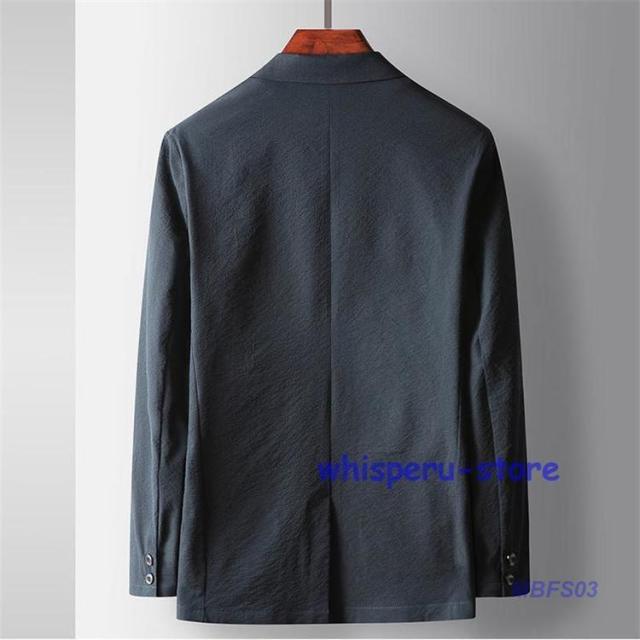 テーラードジャケット メンズ 夏用 ブレザー サマージャケット ストレッチ 軽量 無地 春秋 スーツジャケット カジュアル ビジネス 大きいサイズ