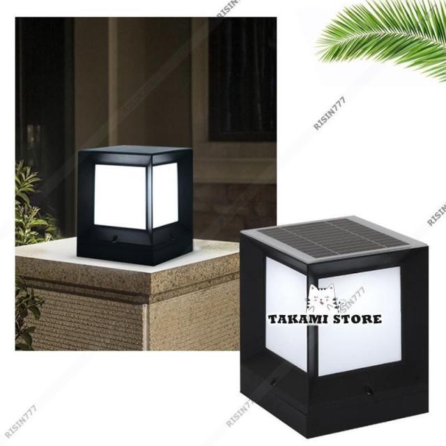 ソーラー 門柱灯 ガーデンライト LED 柱上付け おしゃれ 防雨 防水 エントランス 屋外照明器具 玄関 センサー 自動点灯/消灯 庭 ガーデン 表札灯 外灯 工事不要_12