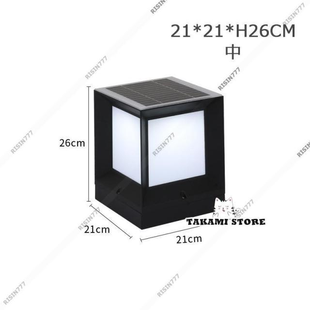 ソーラー 門柱灯 ガーデンライト LED 柱上付け おしゃれ 防雨 防水 エントランス 屋外照明器具 玄関 センサー 自動点灯/消灯 庭 ガーデン 表札灯 外灯 工事不要_4