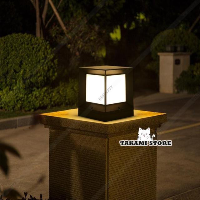 ソーラー 門柱灯 ガーデンライト LED 柱上付け おしゃれ 防雨 防水 エントランス 屋外照明器具 玄関 センサー 自動点灯/消灯 庭 ガーデン 表札灯 外灯 工事不要_6