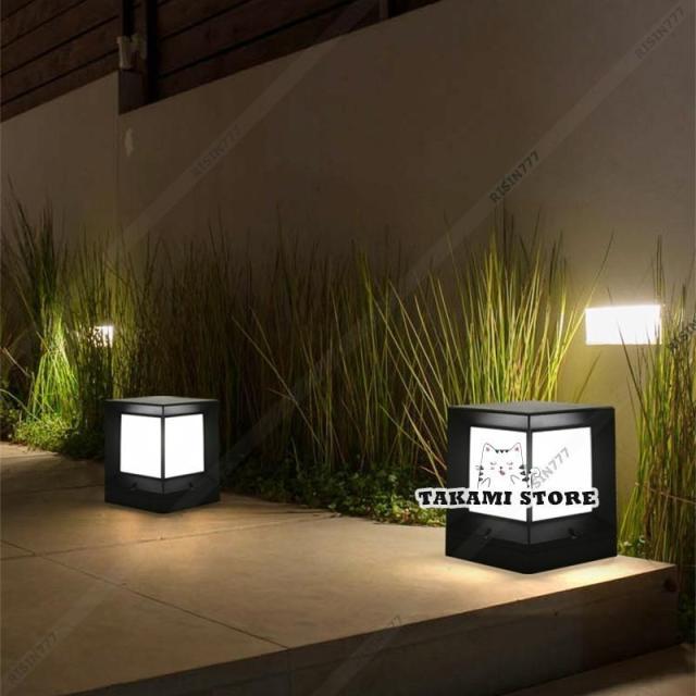 ソーラー 門柱灯 ガーデンライト LED 柱上付け おしゃれ 防雨 防水 エントランス 屋外照明器具 玄関 センサー 自動点灯/消灯 庭 ガーデン 表札灯 外灯 工事不要_8