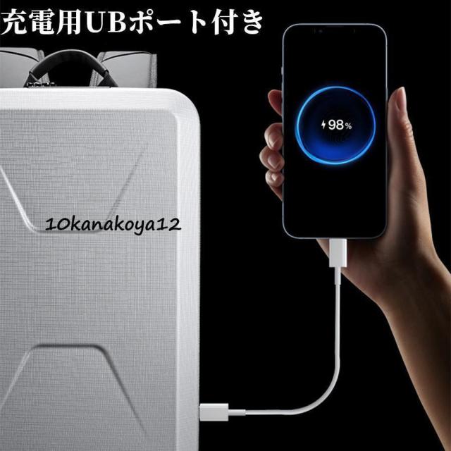 リュック メンズ 大容量 リュックサック ビジネスリュック TSAロック ハードシェル ビジネス 通勤 出張 旅行 PCバッグ ノートPC 多機能 クリスマスプレゼント