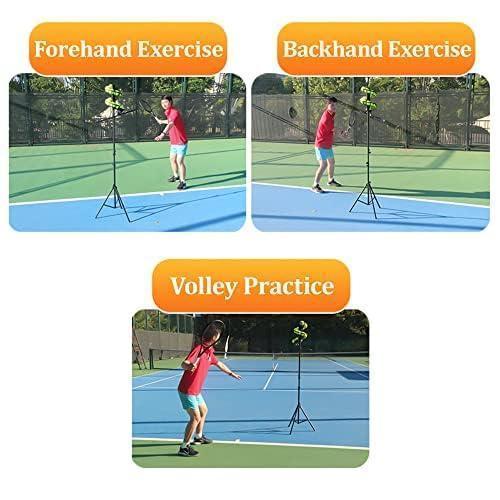 1人 スポーツ・アウトドア テニス自動球出し機 ソフトテニス 練習器具