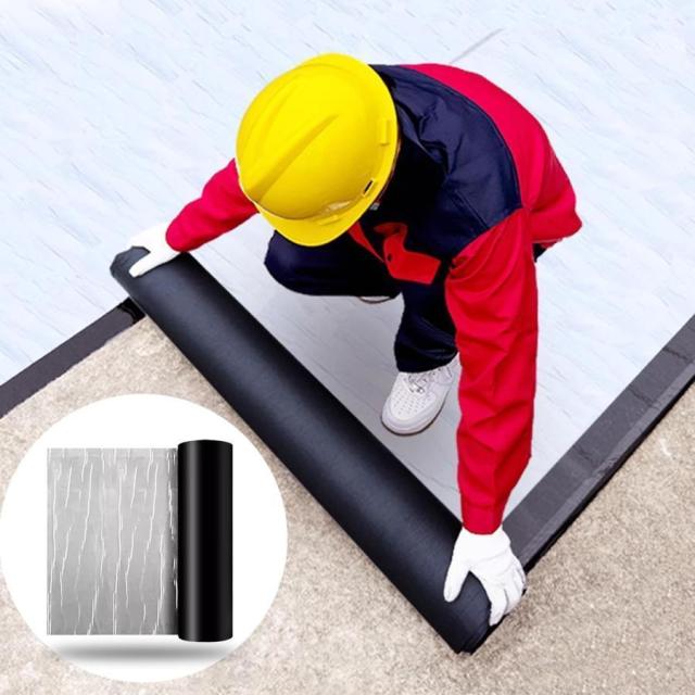 防水シート 屋外 屋根 (厚さ1.5ｍｍ × 幅1m× 長さ20m) 屋根補修シート 耐熱耐低温 貼るだけ簡単施工 トタン屋根大面積雨漏り補修テープ 強力粘着 水漏れ補修シ